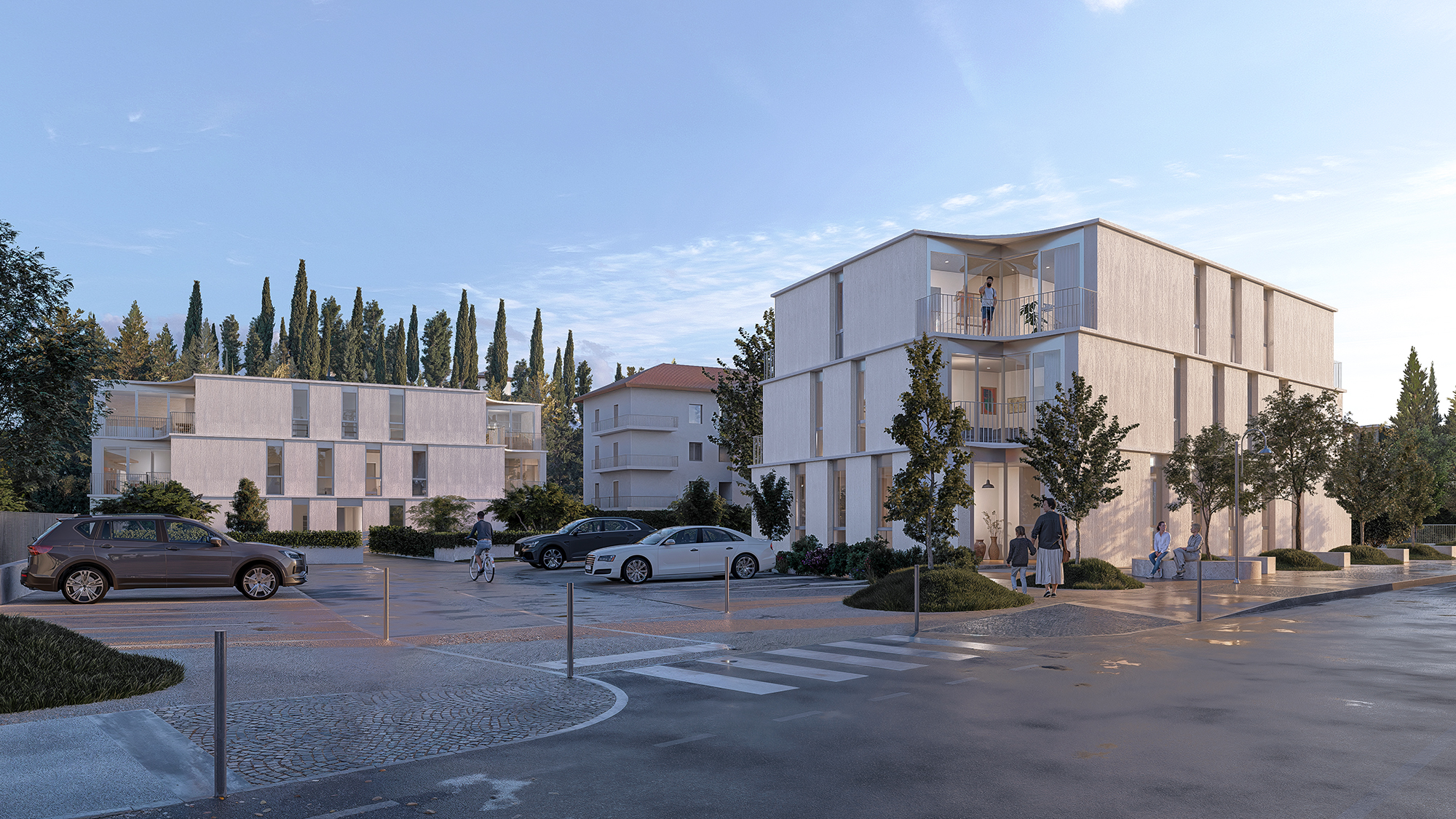Apartments with Open Corners, Castelnuovo del Garda, 2023-